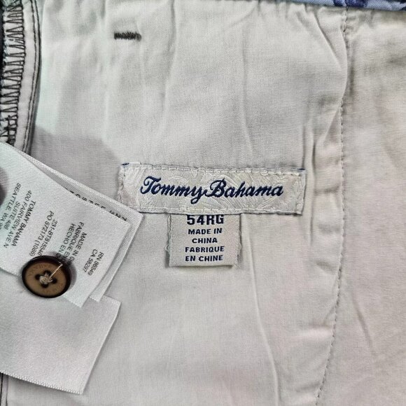 Tommy Bahama Mens Big & Tall 54RG Fog Grey Stretch 10” Boracay Chino Shorts - Picture 6 of 6